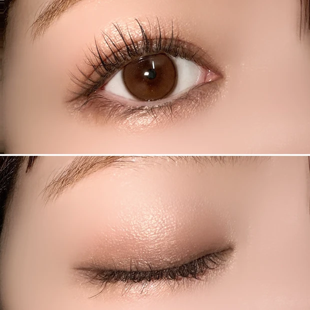 SUQQU スック シグニチャーカラーアイズ 14 夕琥箔 アイメイクの様子 イエベ