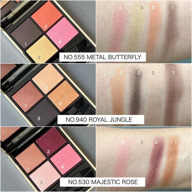 NO.555 METAL BUTTERFLY、NO.940 ROYAL JUNGLE、NO.530 MAJESTIC ROSE