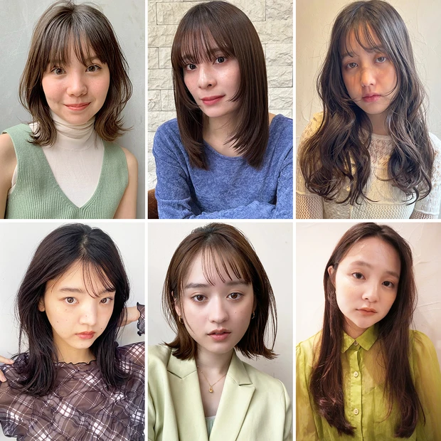 髪型　ヘアカタ　ヘアカタログ　ロング　ミディアム　ボブ