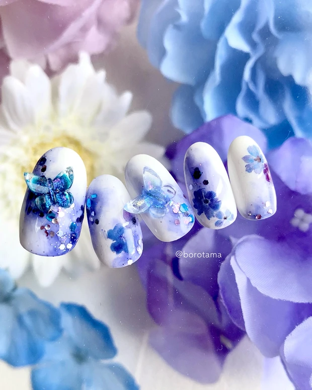 【簡単セルフネイル】梅雨ネイルHOWTO_8