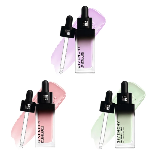 プリズム・リーブル・ケア＆カラー・セラム・プライマー パープル ピンク グリーン