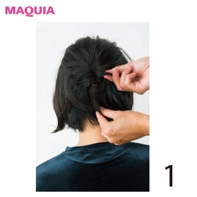 ボブ ヘアアレンジ くるりんぱで簡単!ワンランクアップのイメチェンヘアアレンジ_3