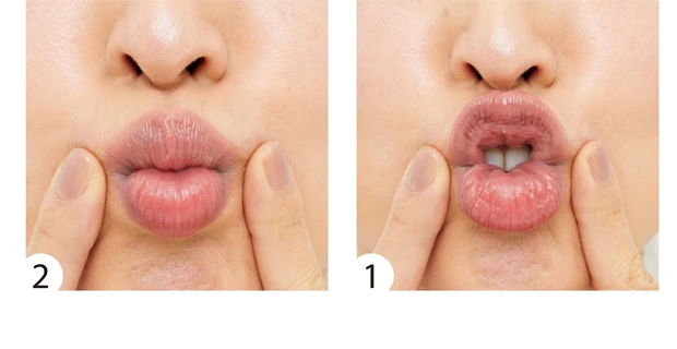 おちょぼ口トレでぷっくり唇に