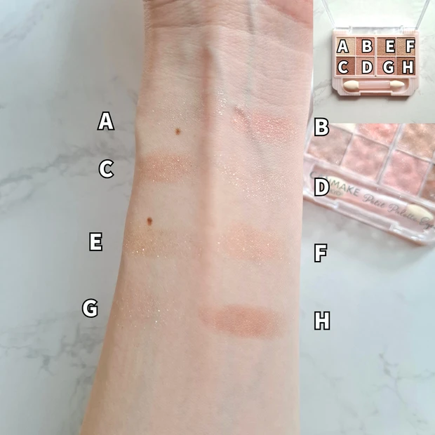 完売続出！？持ち運び多色パレットにラメバージョン登場！キャンメイク プティパレットアイズ（スパークリングタイプ）をレビュー_5