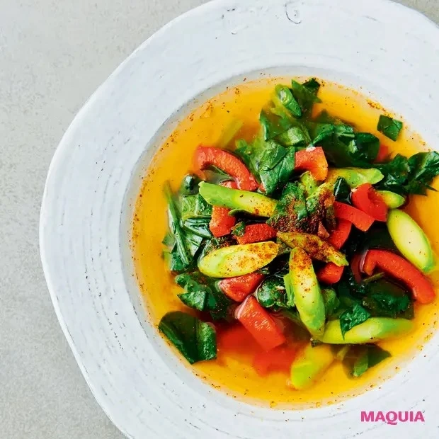 レンチンだけで作れる！ Atsushiさんの美肌スープでキレイをチャージ