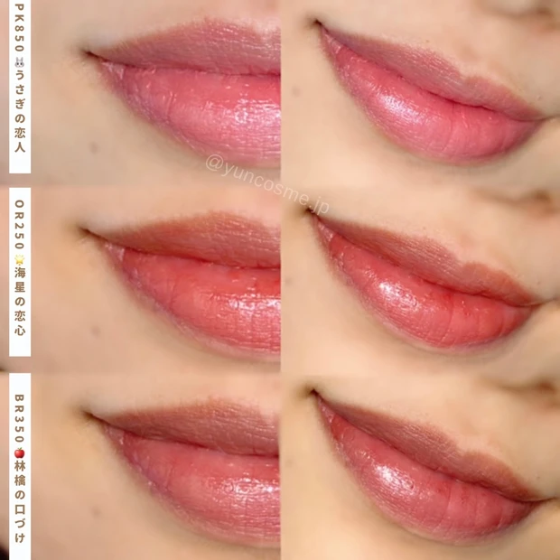 発売前から話題！Visseのネンマクフェイクルージュのイエベ向きカラー３色をスウォッチ💄✨_9_2