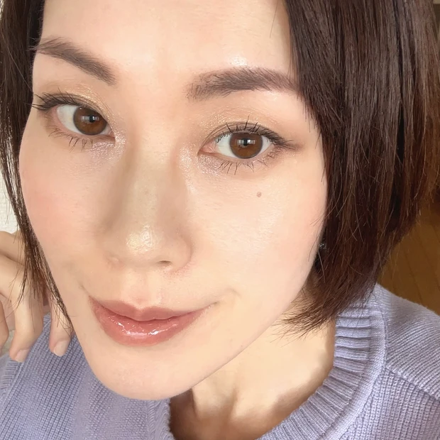 3CE  クリスタルゴールドブラウン　メイク