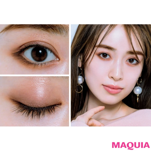 洒落感ある組み合わせ！ エトヴォスの赤みブラウンで色っぽい眼差しをメイク