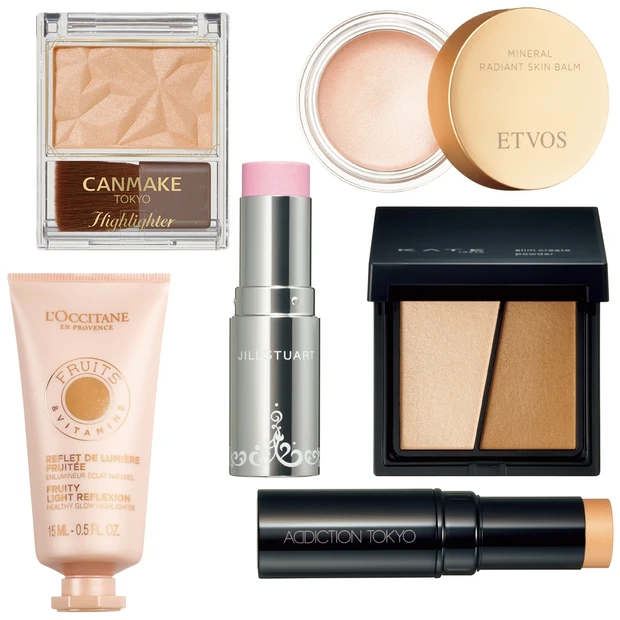 ツヤも立体感も小顔も思いのまま！ ハイライター＆シェーディングの秋新作