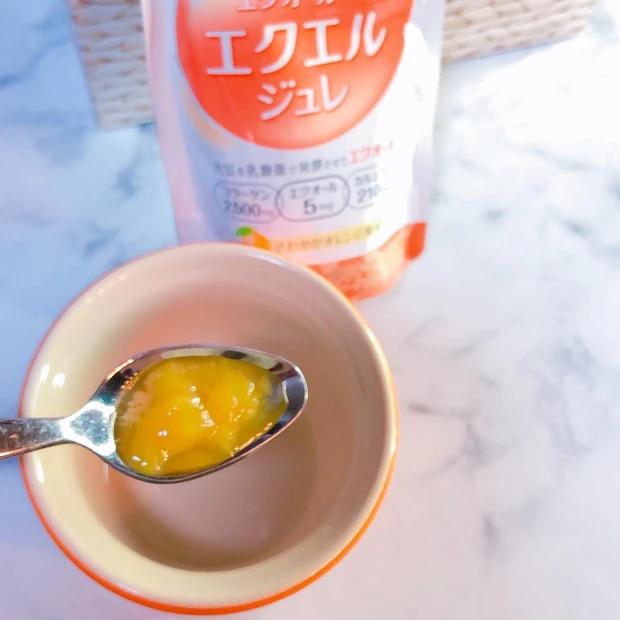 クラッシュゼリータイプ。甘酸っぱいオレンジ味！