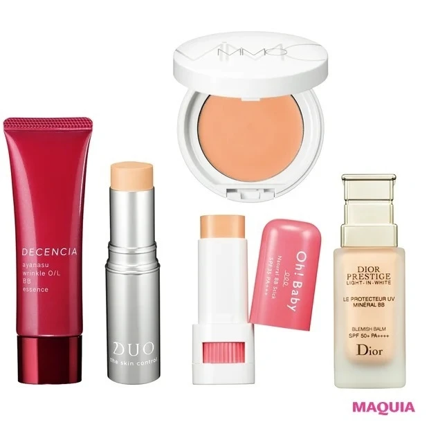 BB・CC&スティックファンデーションにも注目! 各ブランドの新作を集めました【2022春ベース&ファンデーション】