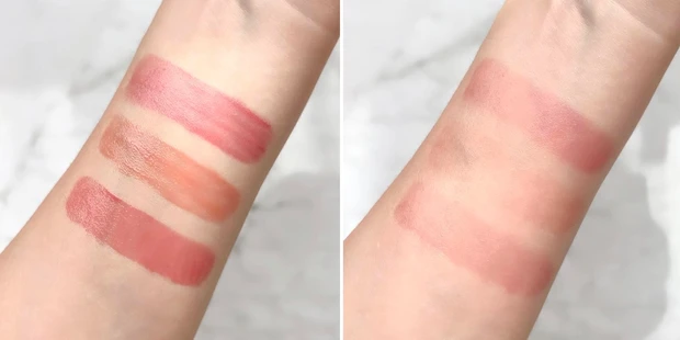 落ちないリップティント rom&nd（ロムアンド）ザ ジューシーラスティングティント こみつ スウォッチ