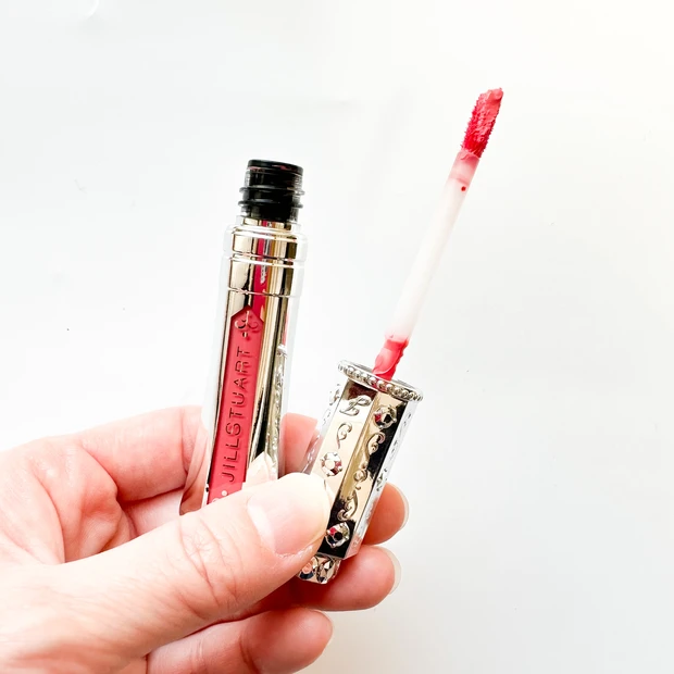 【ジルスチュアート タイムレスグロウ ルージュティント  02 peach tutu 06 rosé at night】をスウォッチ！！_4_2