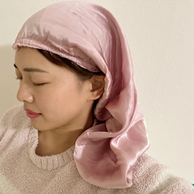 ヘアケア・シルクナイトキャップ