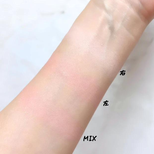 2aN デュアルチーク 11 ジューシーピーチのスウォッチ画像