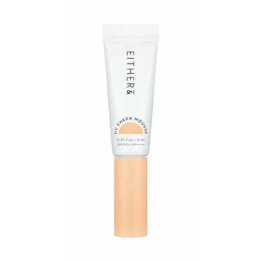 EITHER＆(イーザーアンド) UV CHEEK MOUSSE 02 APRICOT BLUSH