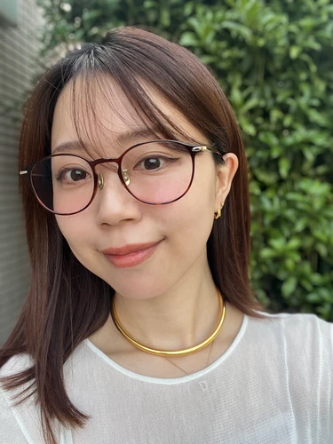 JINS チークカラーレンズ ピンク