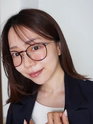 JINS チークカラーレンズ ボルドー