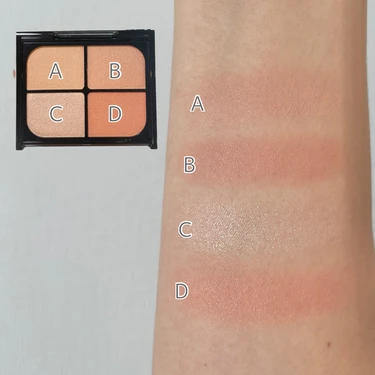 ケイト　バウンシーチークシャドウ　OR-1　パウダリーアプリコット　イエベ春　メイク　レビュー　使い方