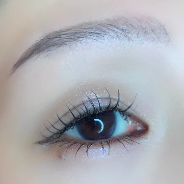 LUNASOL ルナソル モノアイカラーレーション 11ミスティックソワレを目元に塗った様子