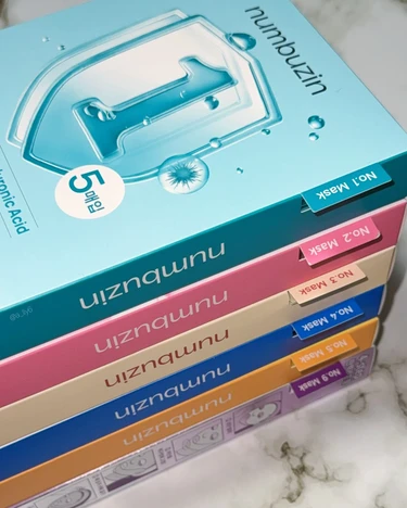 ナンバーズイン numbuzin 韓国 スキンケア シート マスク パック 番号 1番 2番 3番 4番 5番 9番