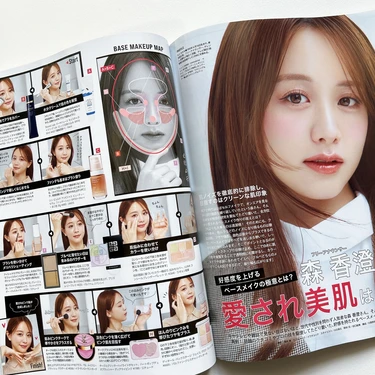 『美肌にこだわる4人の「ベースメイクの全貌」大公開』森香澄