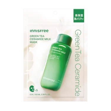 グリーンティー セラミド ミルク エッセンスマスク