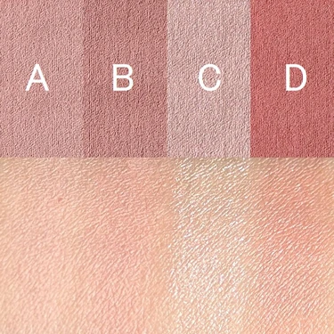 「ケイト バウンシーチークシャドウ」の発色