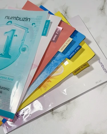 ナンバーズイン numbuzin 韓国 スキンケア シート マスク パック 番号 1番 2番 3番 4番 5番 9番