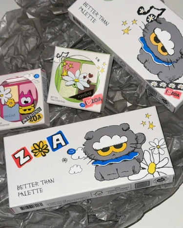 ロムアンド romand GD GDRAGON コラボ 限定 コスメ 韓国 ZO&FRIENDS アイシャドウ 比較 Qoo10