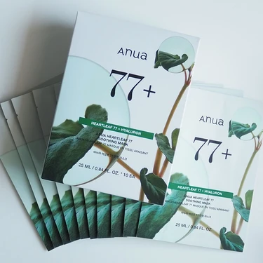 Anua ドクダミ77鎮静マスクパック 10枚入り