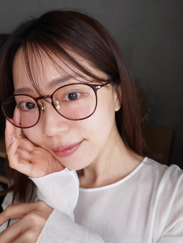 JINS チークカラーレンズ ピンク