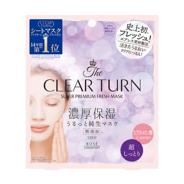 CLEAR TURN(クリアターン) コーセーコスメポート プレミアム フレッシュマスク（超しっとり）