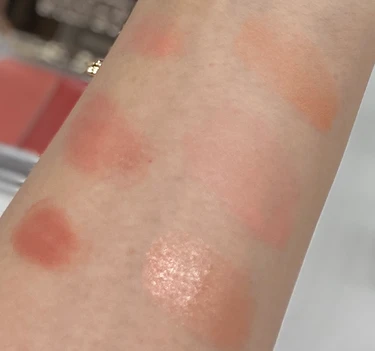 【イエベ春に似合うチーク】2500円以下で買える！おすすめチーク【プチプラ】塗り比べ_8_5