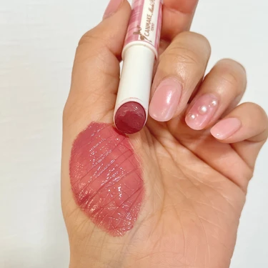 神崎恵　キャンメイク　むちぷるティント　ストロベリーボンボン　レビュー