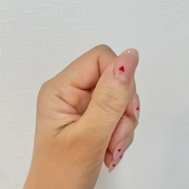 セルフネイル　バレンタインネイル　オホーラ　ohora 　レビュー