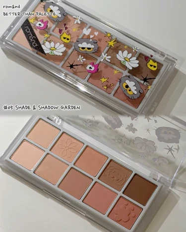 ロムアンド romand GD GDRAGON コラボ 限定 コスメ 韓国 ZO&FRIENDS アイシャドウ 比較 Qoo10