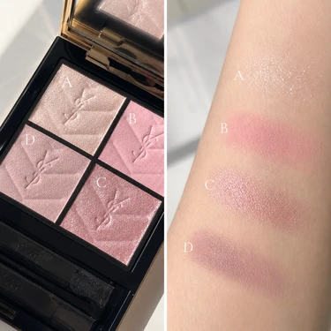 【YSL新作】まるでいちごみるく♡甘めピンクシャドウのクチュール ミニ クラッチ 410をレビュー_2_3