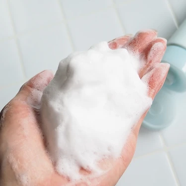「スキンコンディショニング洗顔」の泡立ち