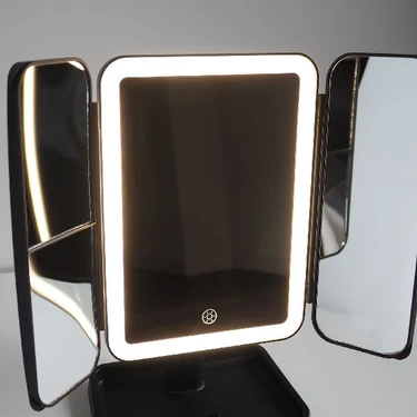 女優ミラー（電球色）