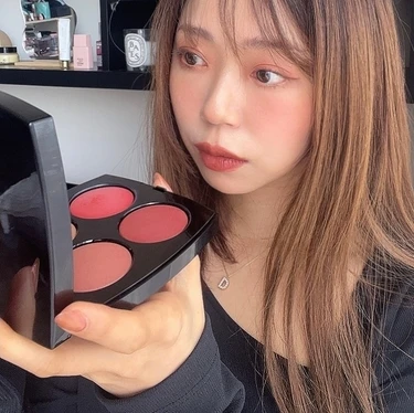 chanel chanelbeauty シャネル コスメ デパコス レ キャトル ルージュ ユー エ ジュ  958 キャラテール 新作コスメ2023 夏コスメ レキャトルオンブル マルチパレット イエベメイク メイク 夏メイク 赤みメイク デパコスメイク シャネルメイク