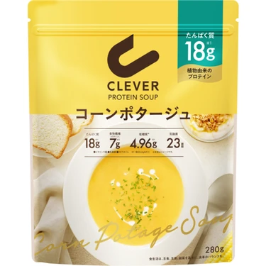 CLEVER(クレバー) プロテインスープ コーンポタージュ
