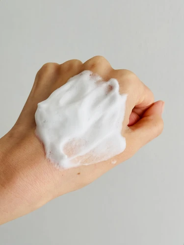 オバジX フレームリフトムースウォッシュのテクスチャー