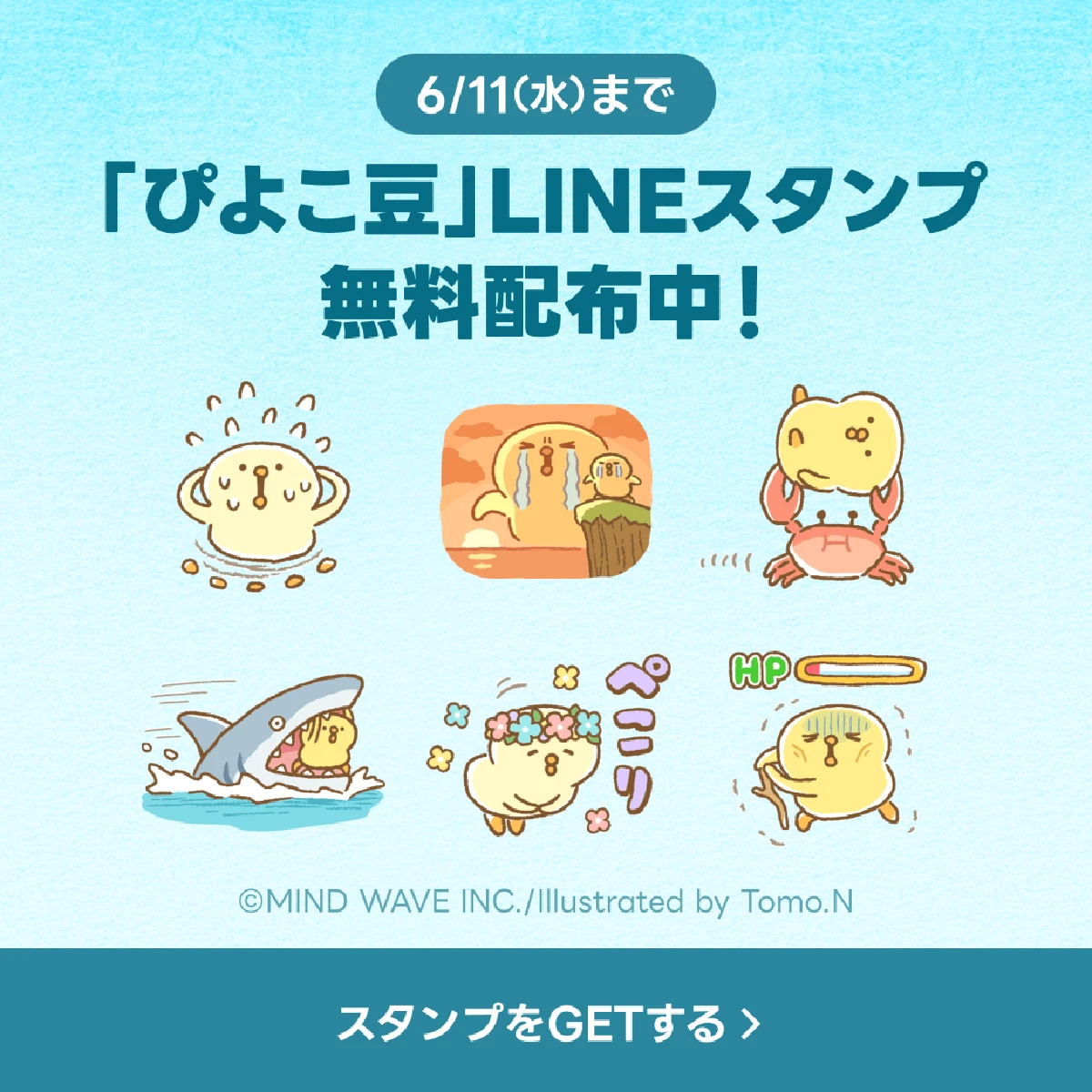 最新美容情報をLINEにお届け！ 「ぴよこ豆×選べるニュース」LINEスタンププレゼントキャンペーン実施中