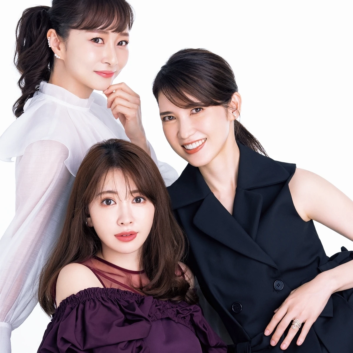 小嶋陽菜×石井美保×友利 新のビューティ鼎談。 “好きに全力！”な3人のトークをお届け