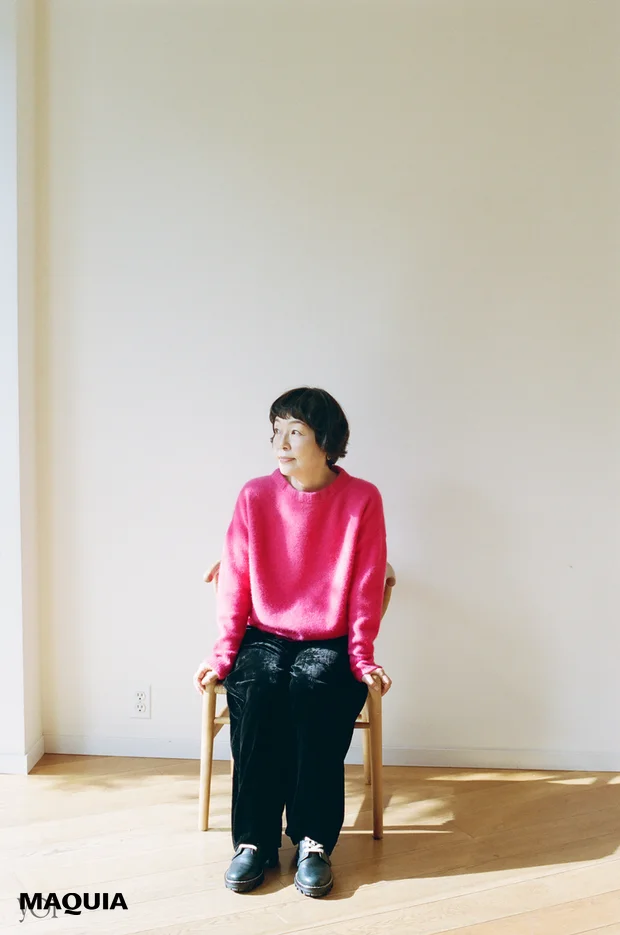 小林聡美　インタビュー　ポートレート　全身