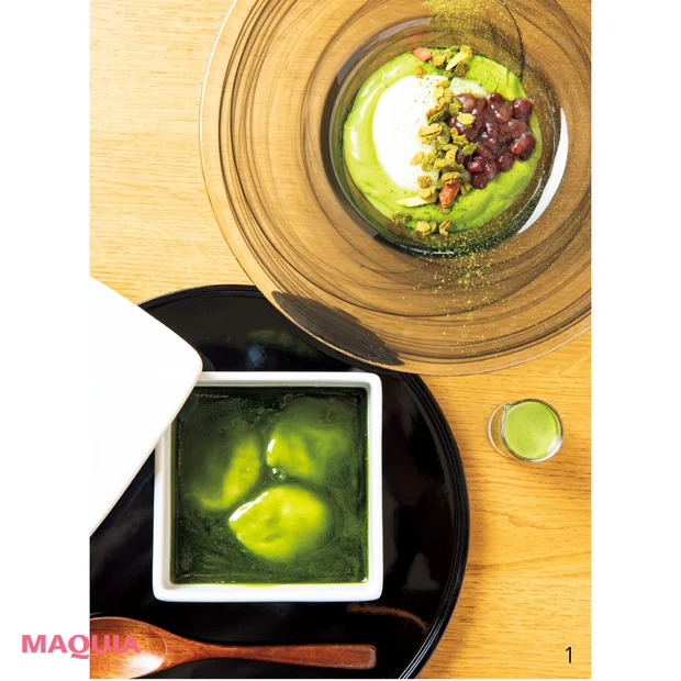 東京のおすすめ抹茶専門店 茶々水 SASUI 伊藤園 本わらび餅と寒天 抹茶あんみつ