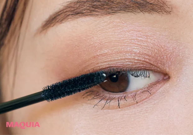 森香澄 仕事後の会食メイクのメイク直し方法 追いマスカラ