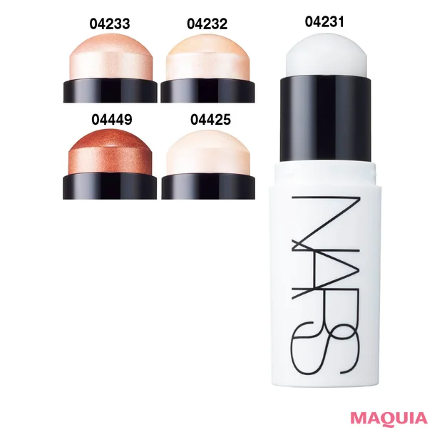 NARSの2026年おすすめ夏新色コスメ　ライトリフレクティング ルミナイジングスティック 各￥6160