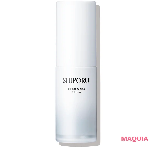 マキアエディターがおすすめする2026年最新UVコスメ　SHIRORU ブーストホワイトセラム